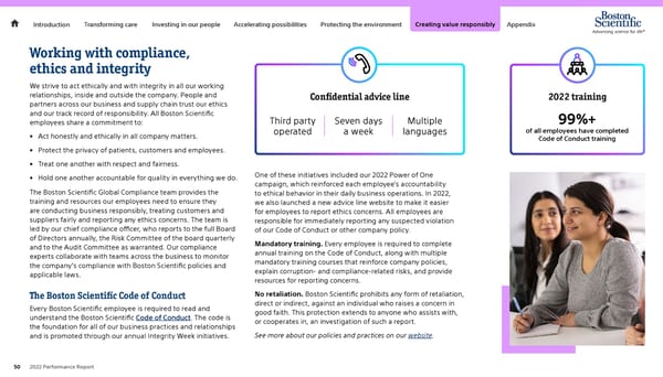 Advancing Science for Life | Boston Scientific - Page 50