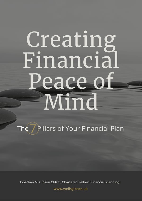 Wells Gibson Creating Financial Peace of Mind - Page 1