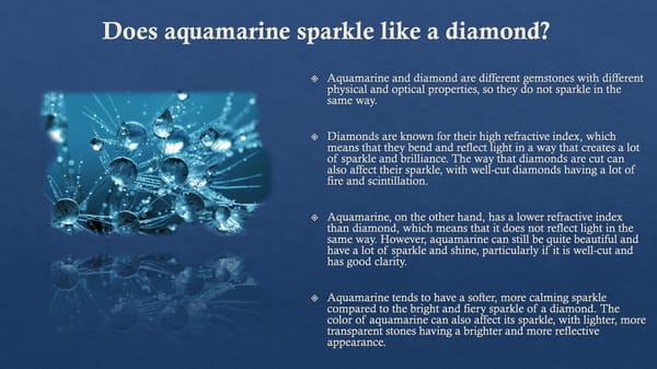 Which is better aquamarine or diamond? - Page 4