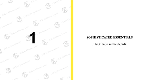 CXL by Christian Lacroix | Brandbook - Page 14