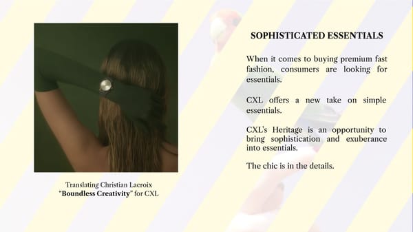 CXL by Christian Lacroix | Brandbook - Page 15