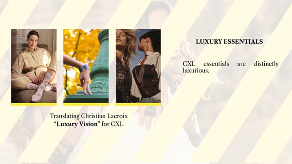 CXL by Christian Lacroix | Brandbook - Page 19