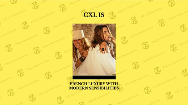CXL by Christian Lacroix | Brandbook - Page 37