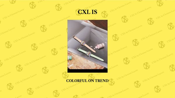 CXL by Christian Lacroix | Brandbook - Page 38