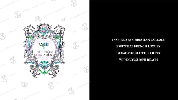 CXL by Christian Lacroix | Brandbook - Page 40