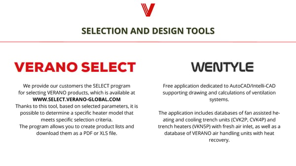 Verano ENG   product broschure - Page 51