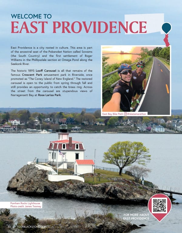 Rhode Island's Blackstone Valley Destination Guide - Page 52