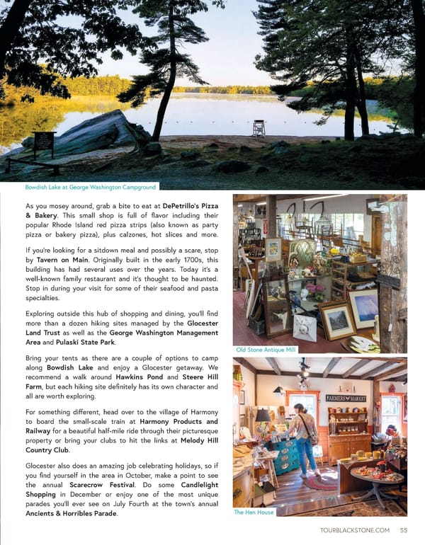 Rhode Island's Blackstone Valley Destination Guide - Page 55