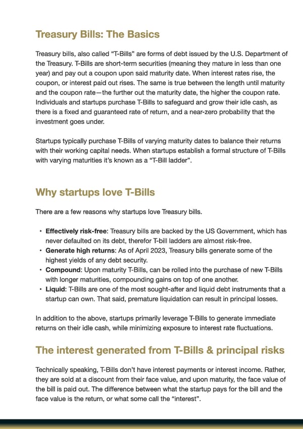Treasury Management & T-Bill Ladders | Arc - Page 15