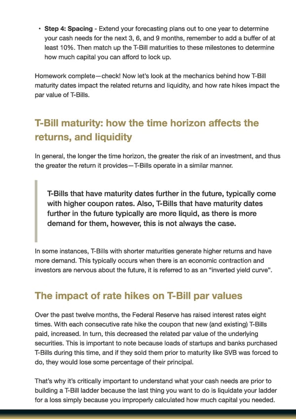 Treasury Management & T-Bill Ladders | Arc - Page 19