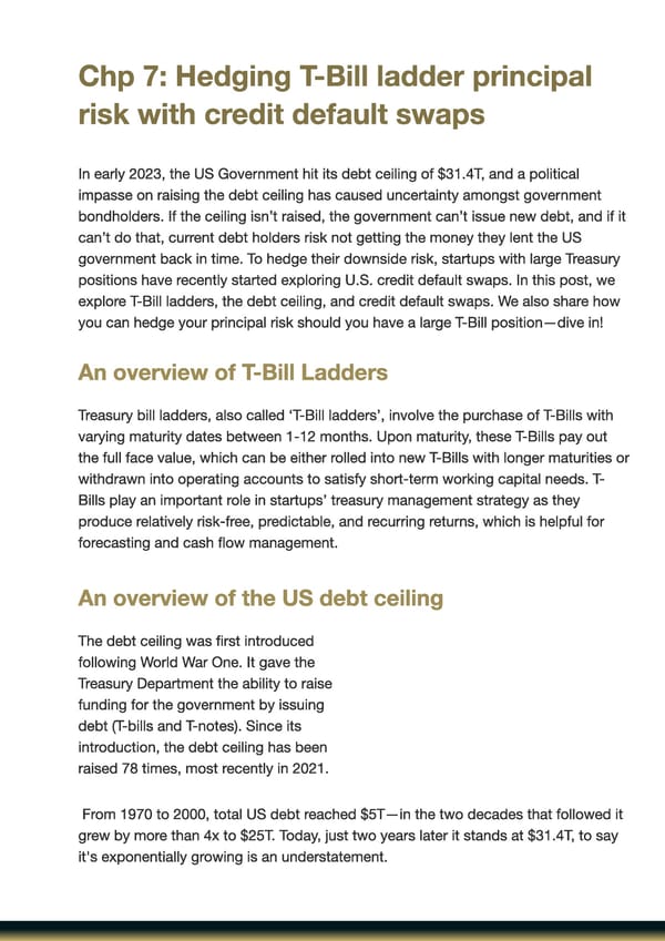 Treasury Management & T-Bill Ladders | Arc - Page 21