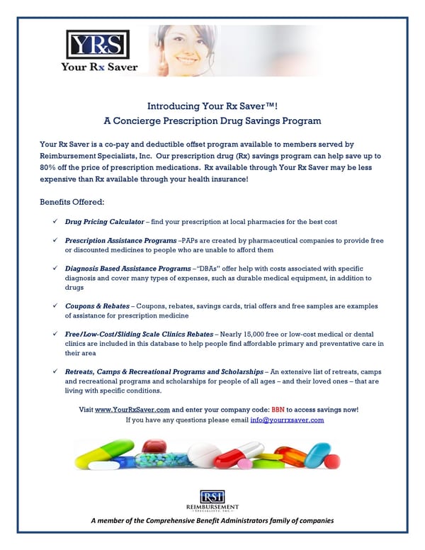 RSI Rx Saver - Page 1