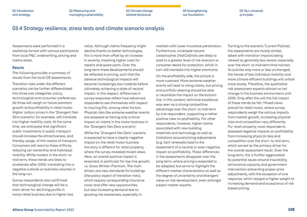 Sustainability Report 2022 | Allianz - Page 109