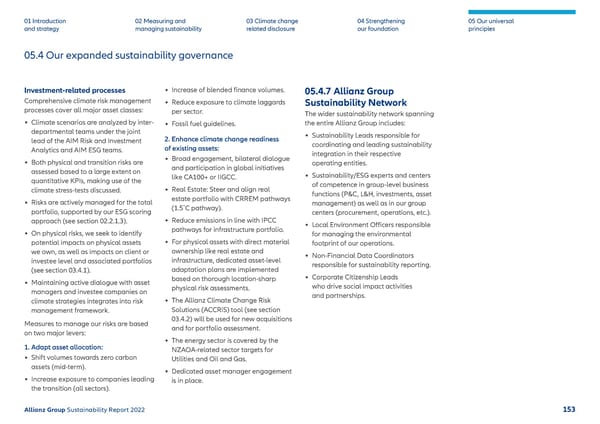 Sustainability Report 2022 | Allianz - Page 154