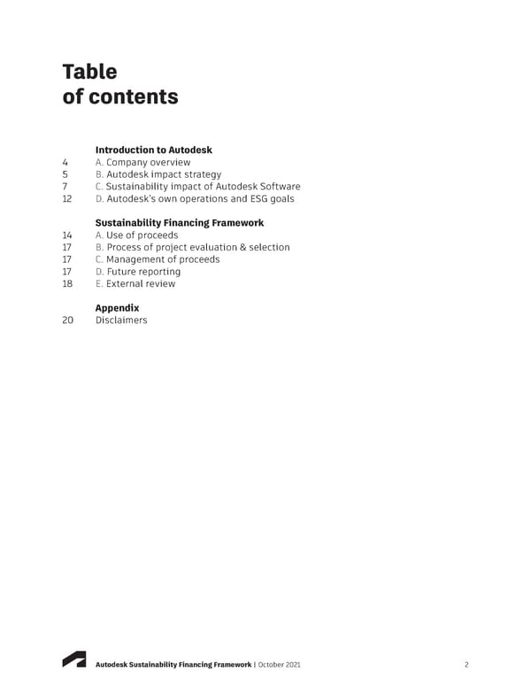 Sustainabilty Financing Framework | Autodesk - Page 2