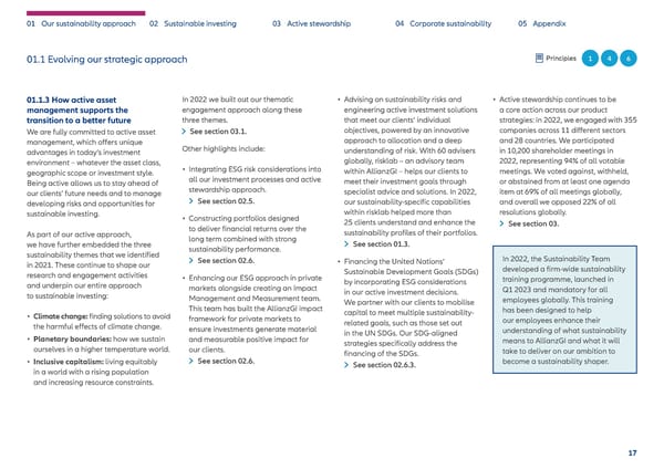 Sustainability & Stewardship Report | AllianzGI - Page 18