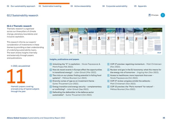 Sustainability & Stewardship Report | AllianzGI - Page 36