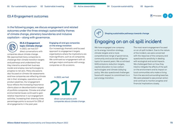 Sustainability & Stewardship Report | AllianzGI - Page 73