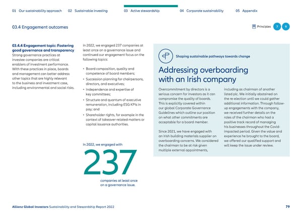 Sustainability & Stewardship Report | AllianzGI - Page 80