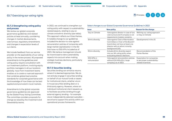 Sustainability & Stewardship Report | AllianzGI - Page 89