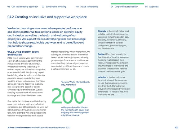 Sustainability & Stewardship Report | AllianzGI - Page 104