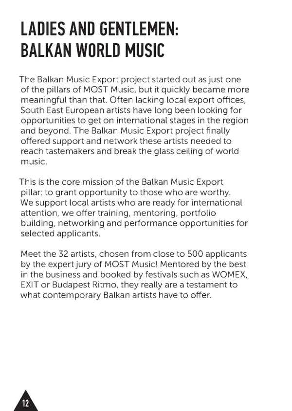 MOST Balkan World Music Guide - Page 14
