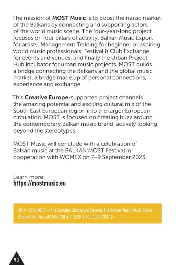 MOST Balkan World Music Guide - Page 92