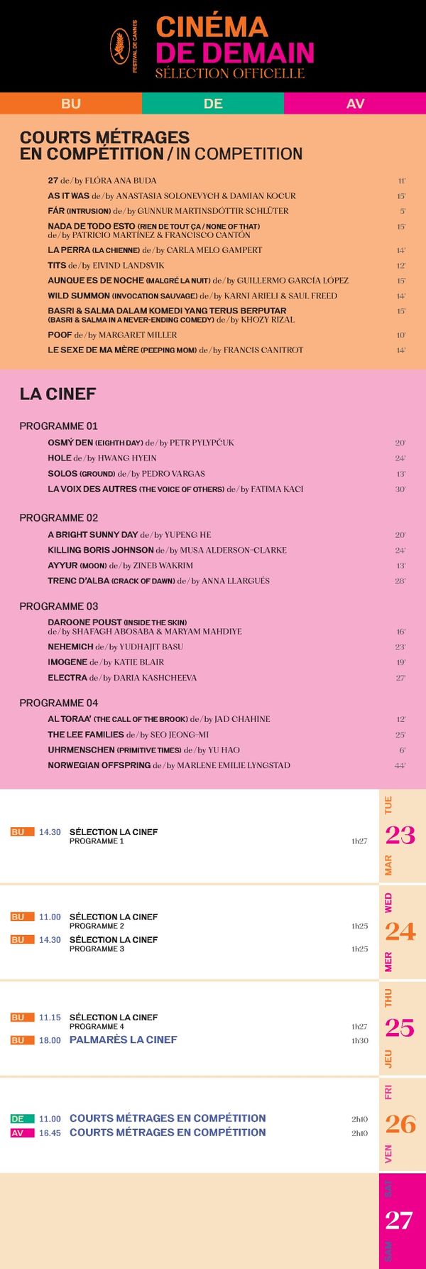 76. Cannes Film Festival | Screening Schedule - Page 6