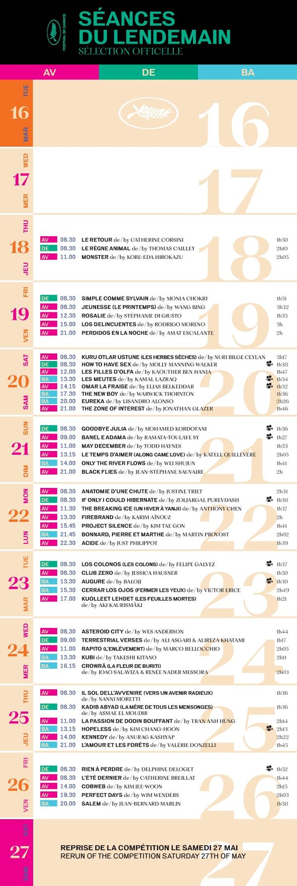 76. Cannes Film Festival | Screening Schedule - Page 7