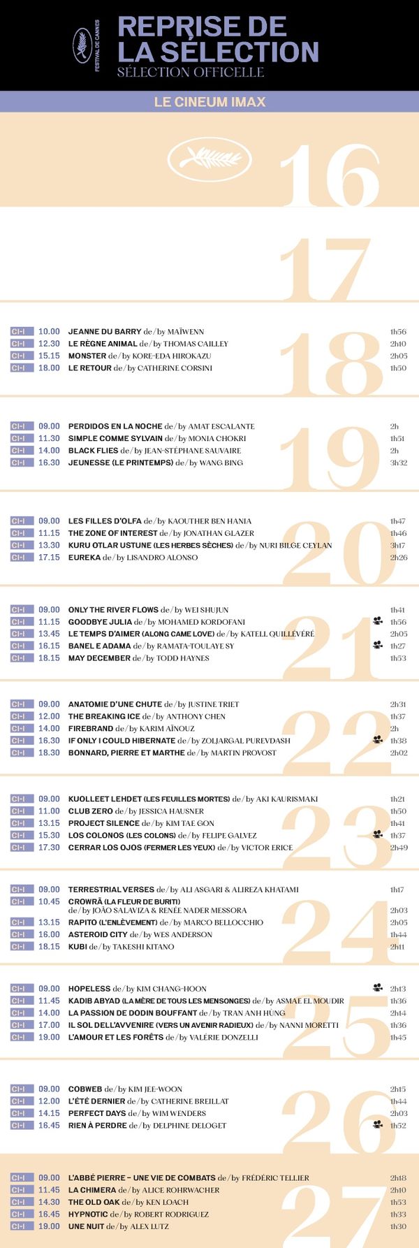 76. Cannes Film Festival | Screening Schedule - Page 8