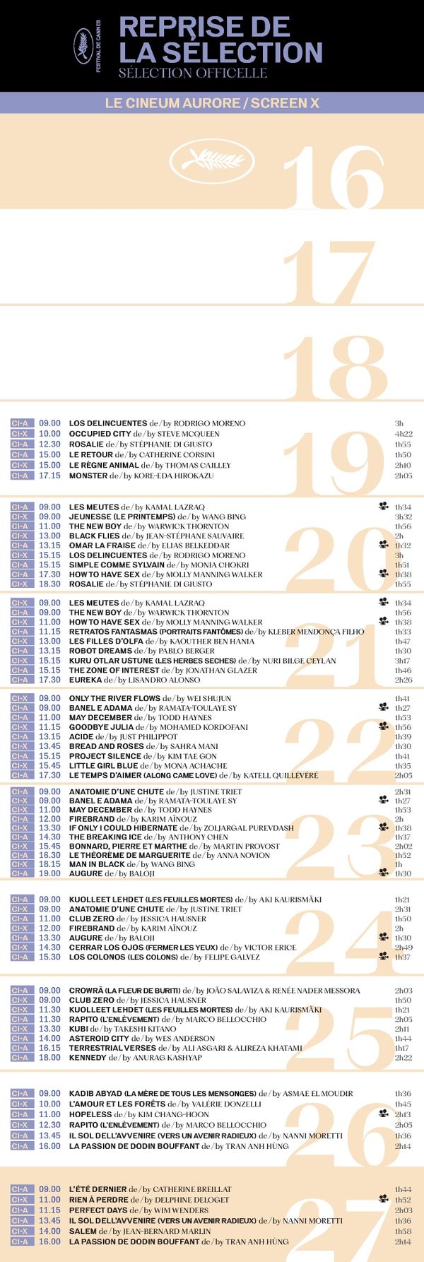 76. Cannes Film Festival | Screening Schedule - Page 9