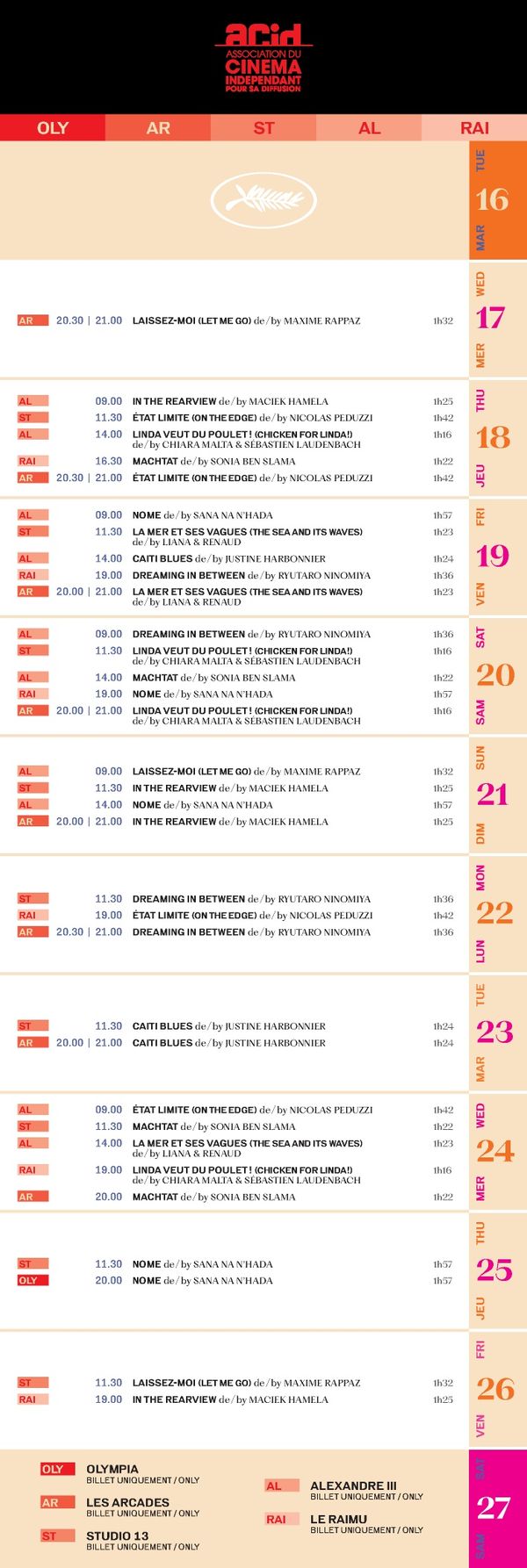 76. Cannes Film Festival | Screening Schedule - Page 12