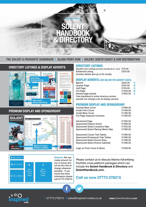 Solent Handbook & Directory Ratecard - Page 4