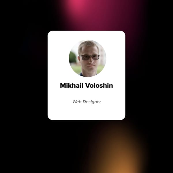 Mikhail Voloshin 🇺🇦 - Page 1