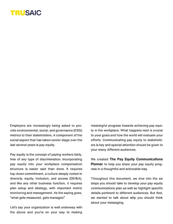 The Pay Equity Communications Planner - Page 2
