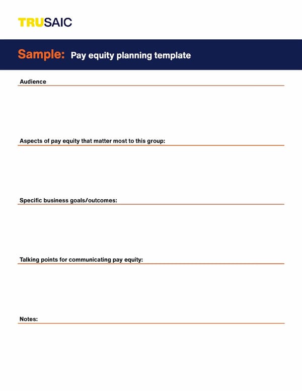 The Pay Equity Communications Planner - Page 20