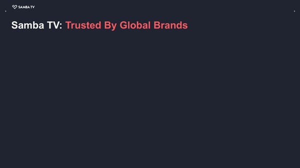 Samba TV Brand Solutions Overview - Page 5
