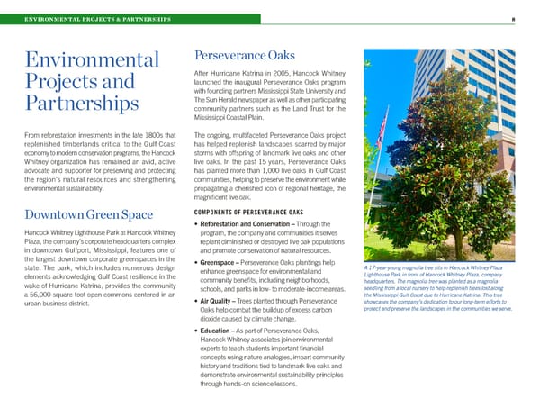 2022 Hancock Whitney ESG Report - Page 8