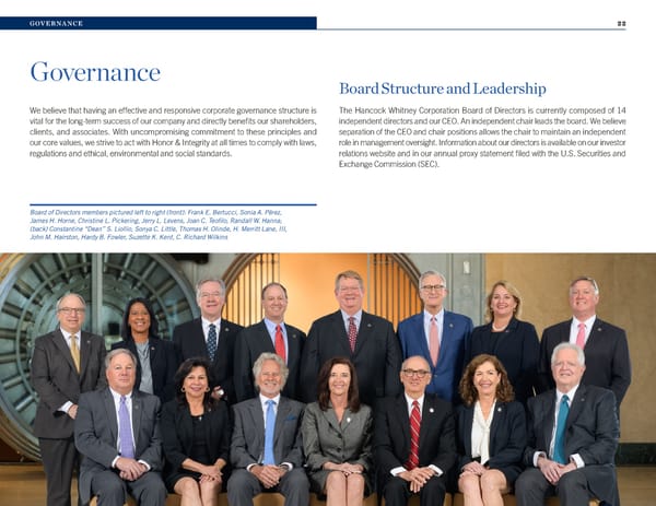 2022 Hancock Whitney ESG Report - Page 22