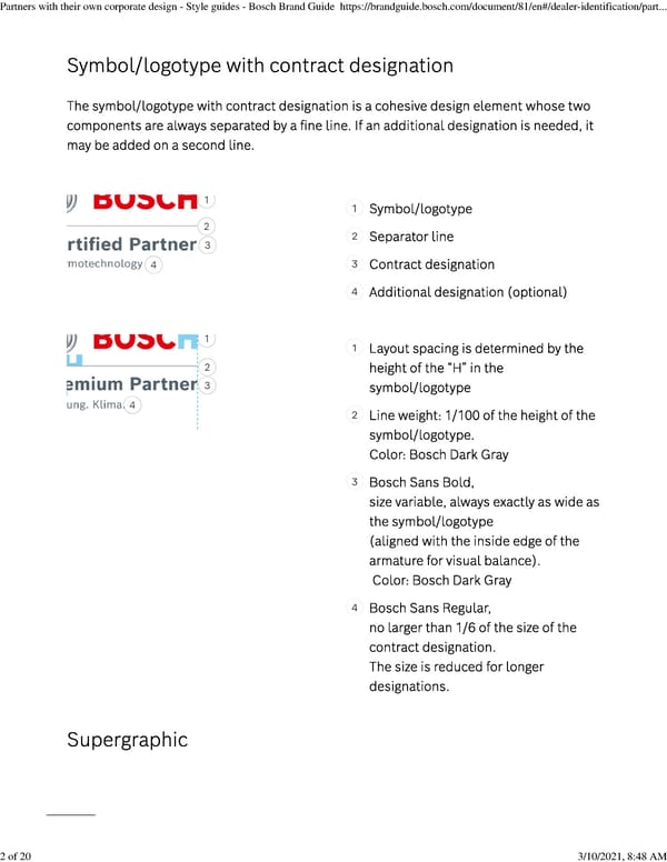 BOSCH Brand Book - Page 2