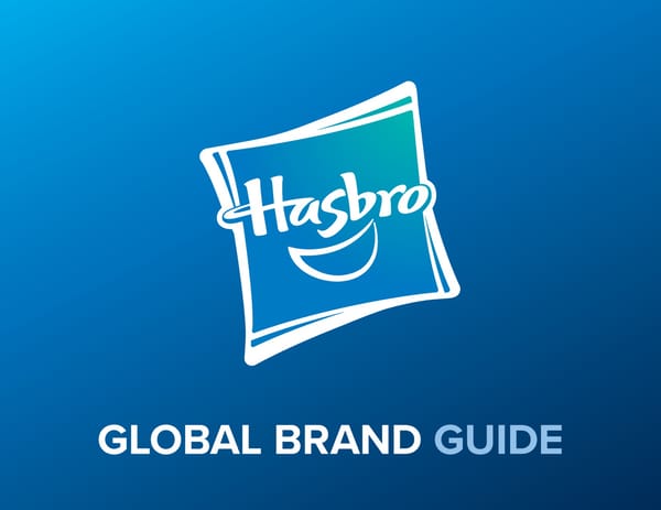 Hasbro  Brand Book - Page 1