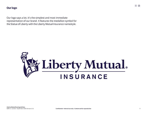 Liberty Mutual Insurance Brand Book - Page 7