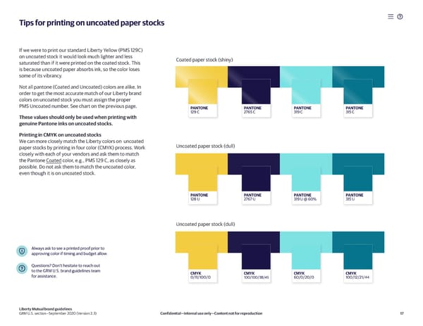 Liberty Mutual Insurance Brand Book - Page 17