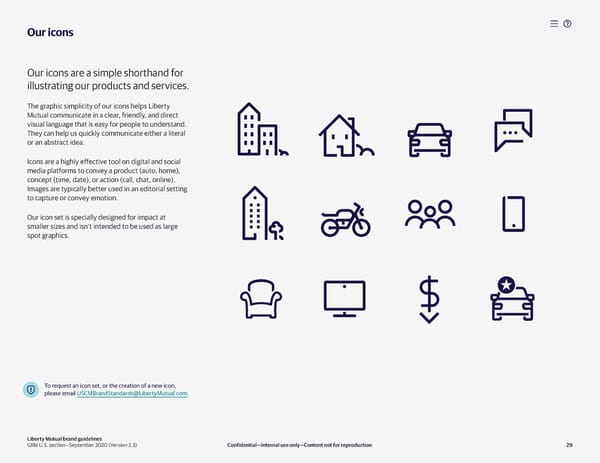 Liberty Mutual Insurance Brand Book - Page 29