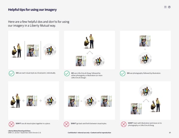 Liberty Mutual Insurance Brand Book - Page 37