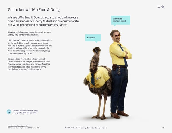 Liberty Mutual Insurance Brand Book - Page 39