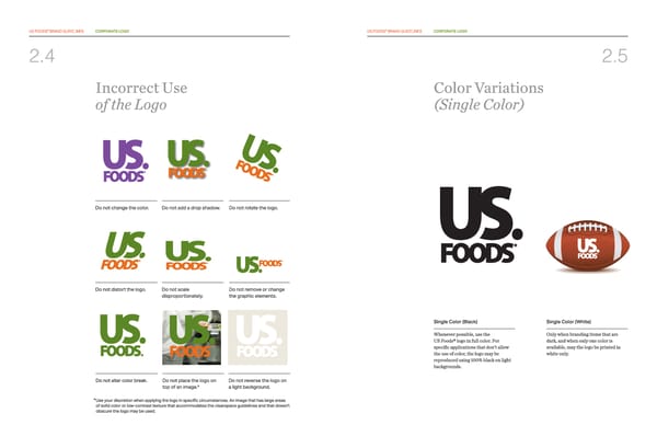 US Foods Brand Book - Page 13