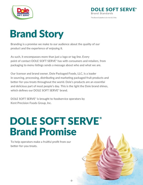 Dole Brand Book - Page 2