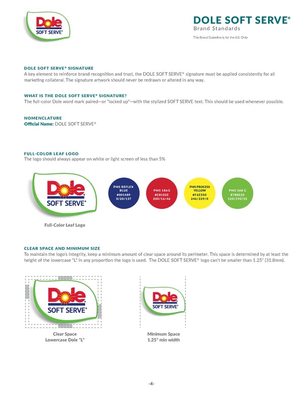 Dole Brand Book - Page 4