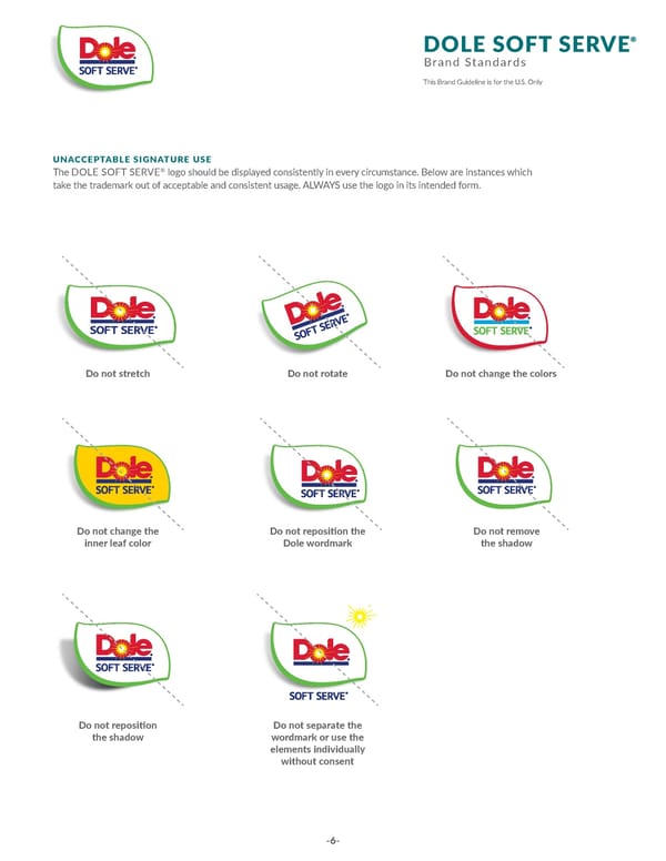 Dole Brand Book - Page 6